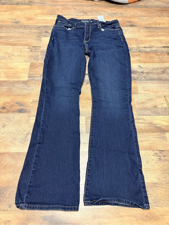 Signature by Levi Strauss Denim - Levi Strauss Signature Modern Boot Cut Jeans Women’s 14 Dark Wash Stretch Denim